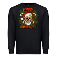 Black Merry Christmas Premium Sweatshirt - RanaPortraitStore