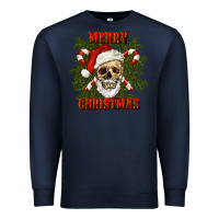 Navy Merry Christmas Premium Sweatshirt - RanaPortraitStore