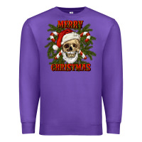 Purple Merry Christmas Premium Sweatshirt - RanaPortraitStore
