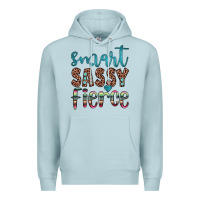 Blue Mist smart  sassy fierce Premium Hoodie - JahusDesignShop