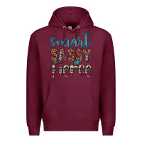 Burgundy smart  sassy fierce Premium Hoodie - JahusDesignShop