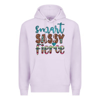 Lilac smart  sassy fierce Premium Hoodie - JahusDesignShop