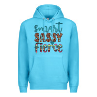 Ocean Blue smart  sassy fierce Premium Hoodie - JahusDesignShop