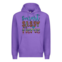 Purple smart  sassy fierce Premium Hoodie - JahusDesignShop