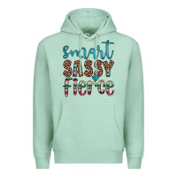 Seafoam smart  sassy fierce Premium Hoodie - JahusDesignShop