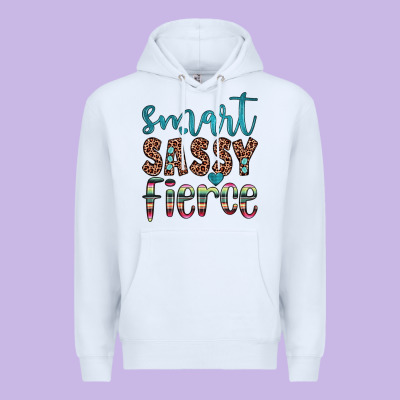 Smart  Sassy Fierce Premium Hoodie Designed By Jahusdesignshop