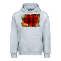 Heather Grey Western Red Green Farm Life Brush Stroke Urban Hoodie - Bettercallsaul