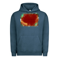 Pigment Midnight Navy Western Red Green Farm Life Brush Stroke Urban Hoodie - Bettercallsaul