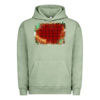 Pigment Oil Green Western Red Green Farm Life Brush Stroke Urban Hoodie - Bettercallsaul