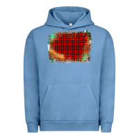 Pigment Pebble Blue Western Red Green Farm Life Brush Stroke Urban Hoodie - Bettercallsaul