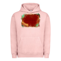 Pigment Salmon Western Red Green Farm Life Brush Stroke Urban Hoodie - Bettercallsaul