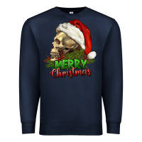Navy Merry Christmas Premium Sweatshirt - RanaPortraitStore