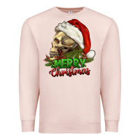 Pale Pink Merry Christmas Premium Sweatshirt - RanaPortraitStore