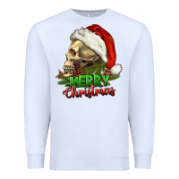 White Merry Christmas Premium Sweatshirt - RanaPortraitStore