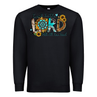 Black trust in the lord with all your heart Premium Sweatshirt - Zillion Design Studio