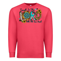 Cardinal trust in the lord with all your heart Premium Sweatshirt - Zillion Design Studio