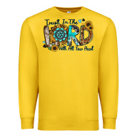 Lemon trust in the lord with all your heart Premium Sweatshirt - Zillion Design Studio