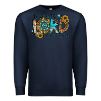 Navy trust in the lord with all your heart Premium Sweatshirt - Zillion Design Studio