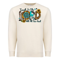 Sandshell trust in the lord with all your heart Premium Sweatshirt - Zillion Design Studio