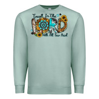 Seafoam trust in the lord with all your heart Premium Sweatshirt - Zillion Design Studio