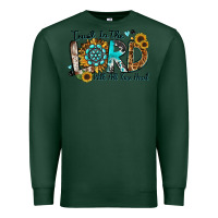 Sports Green trust in the lord with all your heart Premium Sweatshirt - Zillion Design Studio