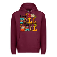 Burgundy i love fall most of all Premium Hoodie - AdoDesignShop