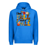 True Royal i love fall most of all Premium Hoodie - AdoDesignShop