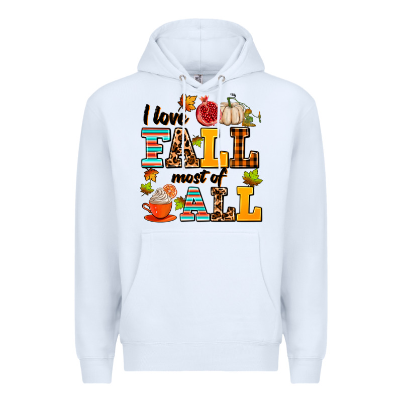I Love Fall Most Of All Premium Hoodie by AdoDesignShop | Teevron
