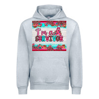 Heather Grey i'm a survivor Urban Hoodie - JahusDesignShop
