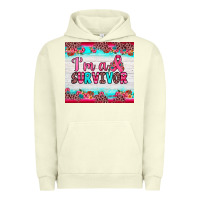 Pigment Pistachio i'm a survivor Urban Hoodie - JahusDesignShop