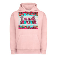 Pigment Salmon i'm a survivor Urban Hoodie - JahusDesignShop