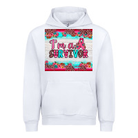 White i'm a survivor Urban Hoodie - JahusDesignShop