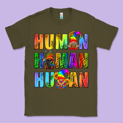 Human Pride Lgbt Classic Tee Designed By Bundleandbundleshop