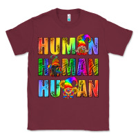 Burgundy Human Pride Lgbt Classic Tee - BundleAndBundleShop