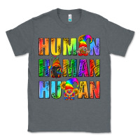 Charcoal Heather Human Pride Lgbt Classic Tee - BundleAndBundleShop