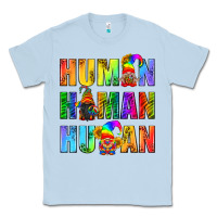 Dusty Blue Human Pride Lgbt Classic Tee - BundleAndBundleShop