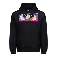 Black cutes ghosts libbey glass Urban Hoodie - BundleAndBundleShop