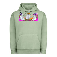 Pigment Oil Green cutes ghosts libbey glass Urban Hoodie - BundleAndBundleShop