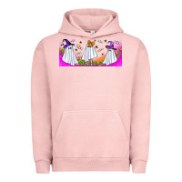 Pigment Salmon cutes ghosts libbey glass Urban Hoodie - BundleAndBundleShop