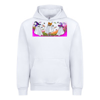 White cutes ghosts libbey glass Urban Hoodie - BundleAndBundleShop