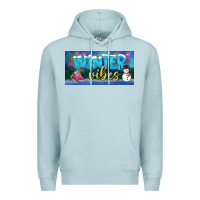 Blue Mist winter vibes license plate Premium Hoodie - BundleAndBundleShop