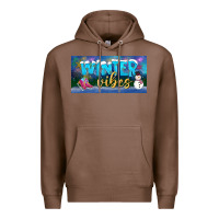 Chestnut winter vibes license plate Premium Hoodie - BundleAndBundleShop