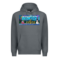 Rock winter vibes license plate Premium Hoodie - BundleAndBundleShop
