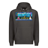 Smoke winter vibes license plate Premium Hoodie - BundleAndBundleShop