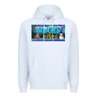 White winter vibes license plate Premium Hoodie - BundleAndBundleShop