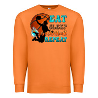 Carrot eat sleep basketball repeat Premium Sweatshirt - texasbilliewilder