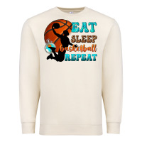 Sandshell eat sleep basketball repeat Premium Sweatshirt - texasbilliewilder