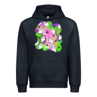 Navy ghost halloween patch Urban Hoodie - BundleAndBundleShop