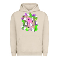 Pigment French Oak ghost halloween patch Urban Hoodie - BundleAndBundleShop