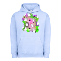 Pigment Grape Ice ghost halloween patch Urban Hoodie - BundleAndBundleShop